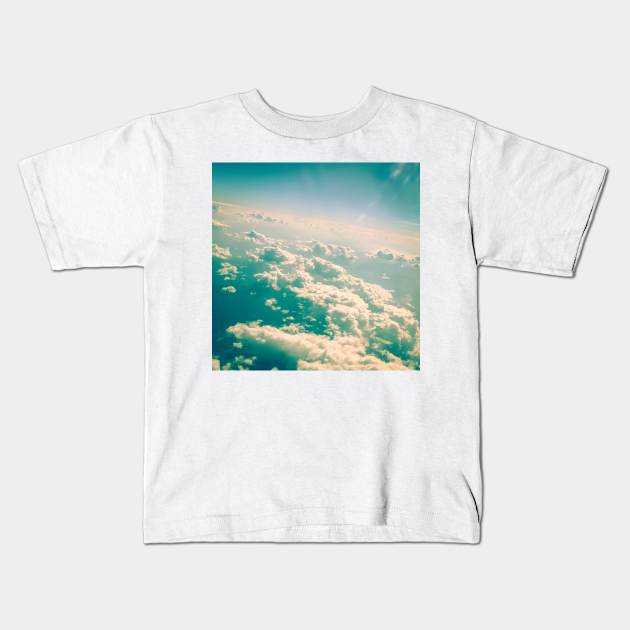 Curve of the Earth Kids T-Shirt by Debra Cox 